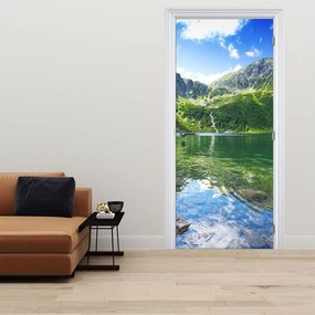 Fototapeta na drzwi - Jezioro w Tatrach (95x205cm)
