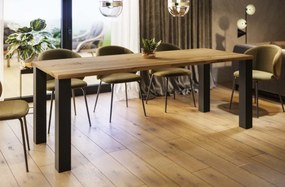 Stół Juka 170 z blatem 80x80 rozkładany do 170 cm