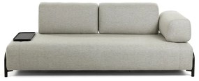 Szarobeżowa sofa z małym schowkiem Kave Home Compo