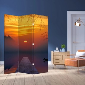 Parawan - Most o zachodzie Słońca (126x170 cm)