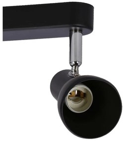 Lampa sufitowa w kolorze matowej czerni z metalowym kloszem 36x6 cm Picardo – Candellux Lighting