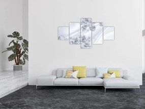 Obraz - kwiatowy wzór (125x70 cm)