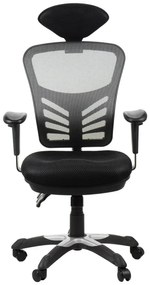 Fotel biurowy HG-0001H szary STEMA