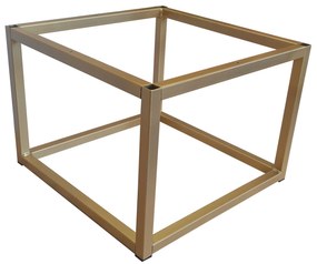 Pufa CHESTERFIELD LOFT ławka postawa złota MG55