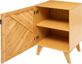 Szafka łazienkowa Bath n'modul, zamykana, bambus, 70 cm