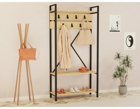 Wieszak z półką na buty Alfa Sapphire and Grey