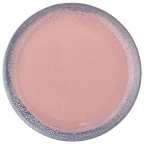 Jasnoróżowy kamionkowy talerz ø 26,5 cm Paula – Bloomingville