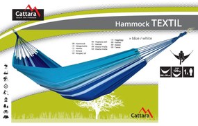 Cattara Hamak Textil niebieski, 200 x 100 cm