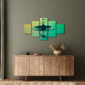 Obraz kropli wody (125x70 cm)