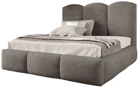 Szare tapicerowane łóżko chmurka 5 rozmiarów Z7-S85