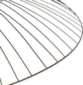 Inteligentna lampa wisząca ciemny brąz z podwójnym kloszem z Wifi G95 - Pua