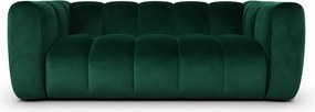 Sofa dwuosobowa Amandine - kanapa 197 cm do salonu z przeszyciami