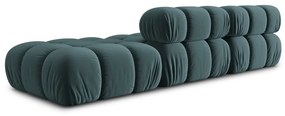 Morska aksamitna sofa 282 cm Bellis – Micadoni Home