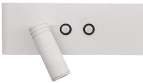 Kinkiet, lampka nocna Resort left 10W + 3W LED 4000K Biały