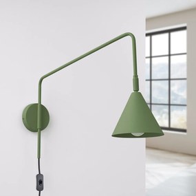 Kinkiet NOX zielona oliwka SOLLUX  LIGHTING
