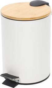 Kosz łazienkowy z bambusem ZETRU, 3 l