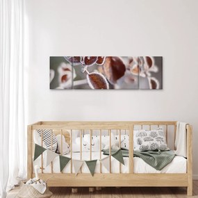 Obraz - Szczegół liści (170x50 cm)