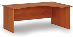 Ergonomiczne biurko PRIMO WOOD, 180x120 cm, prawe, wiśnia