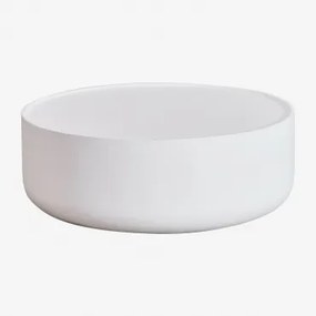 Okrągły Cementowy Stolik Kawowy (ø80 Cm) Darwys Biała - Sklum