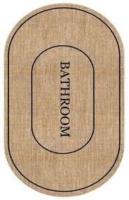 Brązowy dywanik łazienkowy 60x90 cm Jute Look – Mila Home