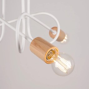 Lampa sufitowa w naturalnym kolorze 14x56 cm Tumber – Nice Lamps