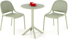 Sztaplowane krzesło kawiarniane K532 Halmar z polipropylenu