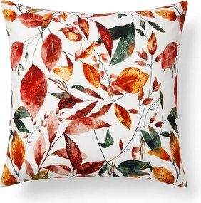 Poszewka na poduszkę z mikrofibry AUTUMN LEAVES 45x45 cm, kolorowy