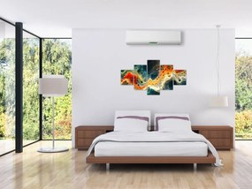 Obraz - Nowoczesna abstrakcja (125x70 cm)