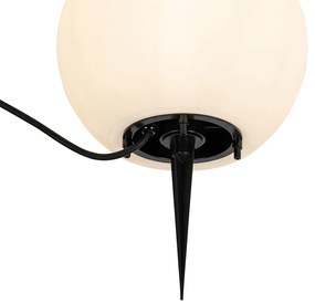 Zewnetrzna Nowoczesna lampa zewnętrzna biała 25 cm IP65 - Nura Nowoczesny Oswietlenie zewnetrzne