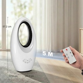 HOMCOM turmventilator säulenventilator rotorloser ventilator ohne flügel | Aosom PL