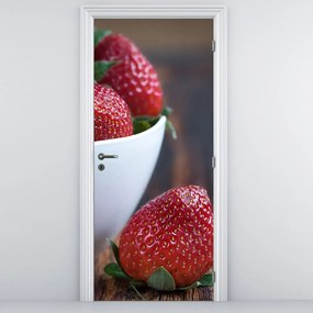 Fototapeta na drzwi - Truskawki (95x205cm)