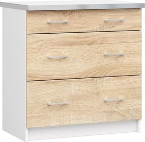 Dolna szafka komoda kuchenna dąb sonoma 80 cm G6-A33