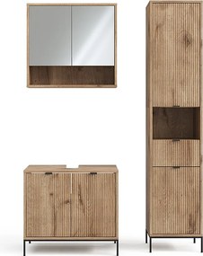 Zestaw mebli łazienkowych viking oak 70x45x63 eliza