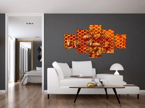 Obraz - Plaster miodu (125x70 cm)