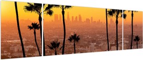 Obraz - Panorama Los Angeles (170x50 cm)