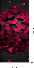 Fototapeta na drzwi - Abstrakcja 3D (95x205cm)