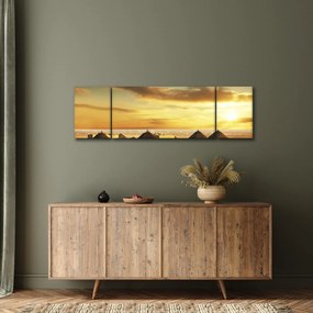 Obraz - Chaty na pustyni (170x50 cm)