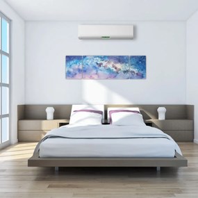 Obraz - Droga Mleczna, akwarela (170x50 cm)