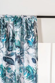 Designerska zasłona CORTINA 140x270 cm, wzorzysta Zawieszanie: Taśma z wiązaniami