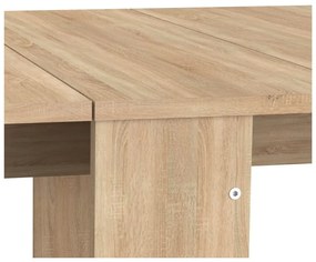 Rozkładany stół w dekorze dębu 76x28 cm Papillon – TemaHome
