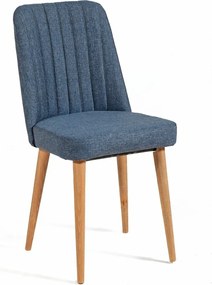 Krzesło do jadalni Vina Dark Blue and Atlantic Pine