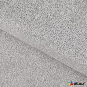 Szare tapicerowane łóżko dwuosobowe ze schowkiem ze stelażem 140x200 cm Dizzle – ELTAP