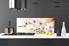 Panel Szklany Malowniczy Ogród Kwiatowy