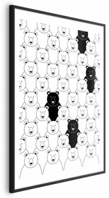 Plakat Obcy w stadzie 40x60 cm z ramą czarną z marginesem ARTGEIST B