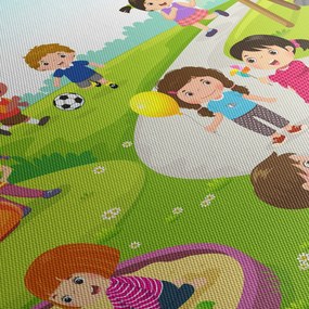 Obraz dziecięcych zabaw w piaskownicy (70x50 cm)