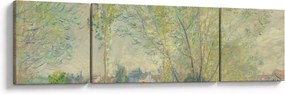 Obraz - Claude Monet, The Willows, reprodukcje (170x50 cm)