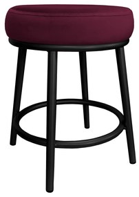 Taboret Ben noga metalowa czarna MG02