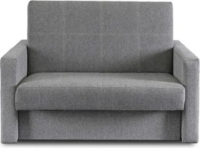 Fotel do Spania MILAN 2 Amerykanka Rozkładany Dwuosobowy Szary Nowoczesny