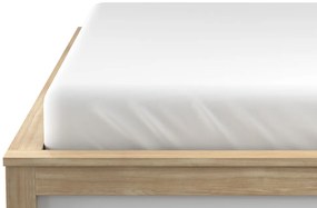 PrzytulneMieszkanie.pl Prześcieradło jersey białe 90 x 200 cm