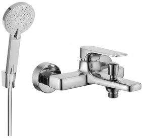 Mexen Lynx R40 bateria wannowa z zestawem prysznicowym, chrom - 74593R40-00
